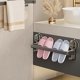 thumbnail image 5 of Toallero con ventosa, estante y ganchos | Organizador para baño y cocina sin taladros | Barra individual para toallas y pantuflas | Montaje seguro para inquilinos y dormitorios | Paquete de 1, 5 of 6