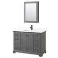 thumbnail image 5 of Wyndham Collection Wcs202048s-Qtz-Unsmed Deborah 48" Free Standing Single Basin Vanity Set, 5 of 6