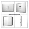 Outdoor Kitchen Door, 36" W23 H Outdoor Kitchen Access Door, Stainless