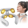 thumbnail image 1 of Neck Massager For Neck Pain, Intelligent Portable Neck Massager With Heat Function, Usb Charging Neck Relax Massager, 1 of 1