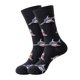 thumbnail image 1 of WILLBEST Calcetines Con Estampado De Calcetas Para Mujer Y Niña, Serie Océano, Estampado Colorido, Novedosos Y Bonitos *2 Piezas, 1 of 3