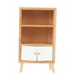 thumbnail image 4 of HORIALENCE Mini House Furniture Wooden Light Brown Storage Sideboard for Students 1Pack, 4 of 8