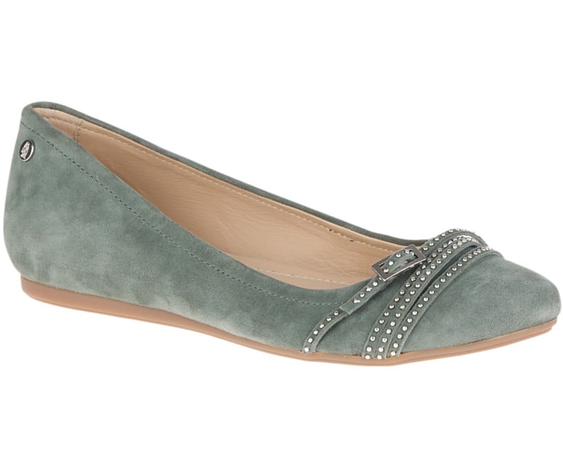 hush puppies green shoes