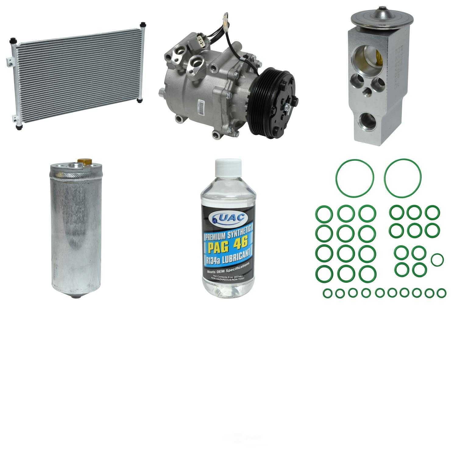 A/C Compressor and Component Kit -- Compressor-Condenser Replacement Kit Fits select: 2002-2005 HONDA CIVIC LX
