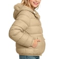 thumbnail image 4 of FAIWAD Boys Girls Winter Coat Puffer Hooded Jacket Zip up Quilted Outerwear for School Outdoor, 4 of 7