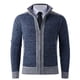 thumbnail image 4 of Ceisia Men's Corduroy Color Block Shirt Jacket Casual Long Gift Sleeve Windproof Outerwear with Pockets, 4 of 5