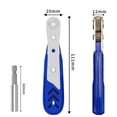 thumbnail image 3 of Juego de llaves de trinquete con llave de doble punta, par ajustable para coche (azul, 22 unidades) Likrtyny Para estrenar, 3 of 8