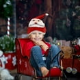 thumbnail image 7 of Electric Christmas Hat with Music - Singing Dancing Swinging Hat, Festive Headwear for Christmas Parties, Family Gatherings and Holiday Decorations, Fun Interactive Accessory, 7.9*7.9*15.7in, D, 7 of 7