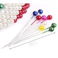 thumbnail image 1 of facefd 480 Black Faux Pearl Head Dressmaking Wedding Decorating Sewing Pins Craft, 1 of 9
