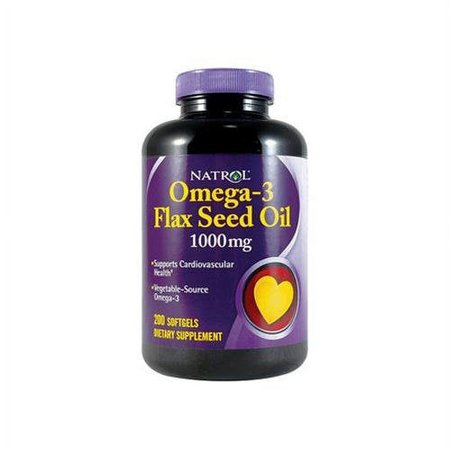 Natrol Flax Seed Oil 1000Mg 200 Sgel