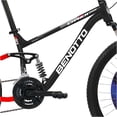 thumbnail image 2 of Bicicleta Benotto Cypher Tipo Montaña Rodada 26, 21 Velocidades Negro / Rojo DS DFD 21V con Cuerpo de Acero, 2 of 4
