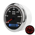 thumbnail image 3 of 85mm Pointer Tachometer RPM Tacho Gauge IP67 Stainless Steel Universal for Car Boat Marine, 3 of 7