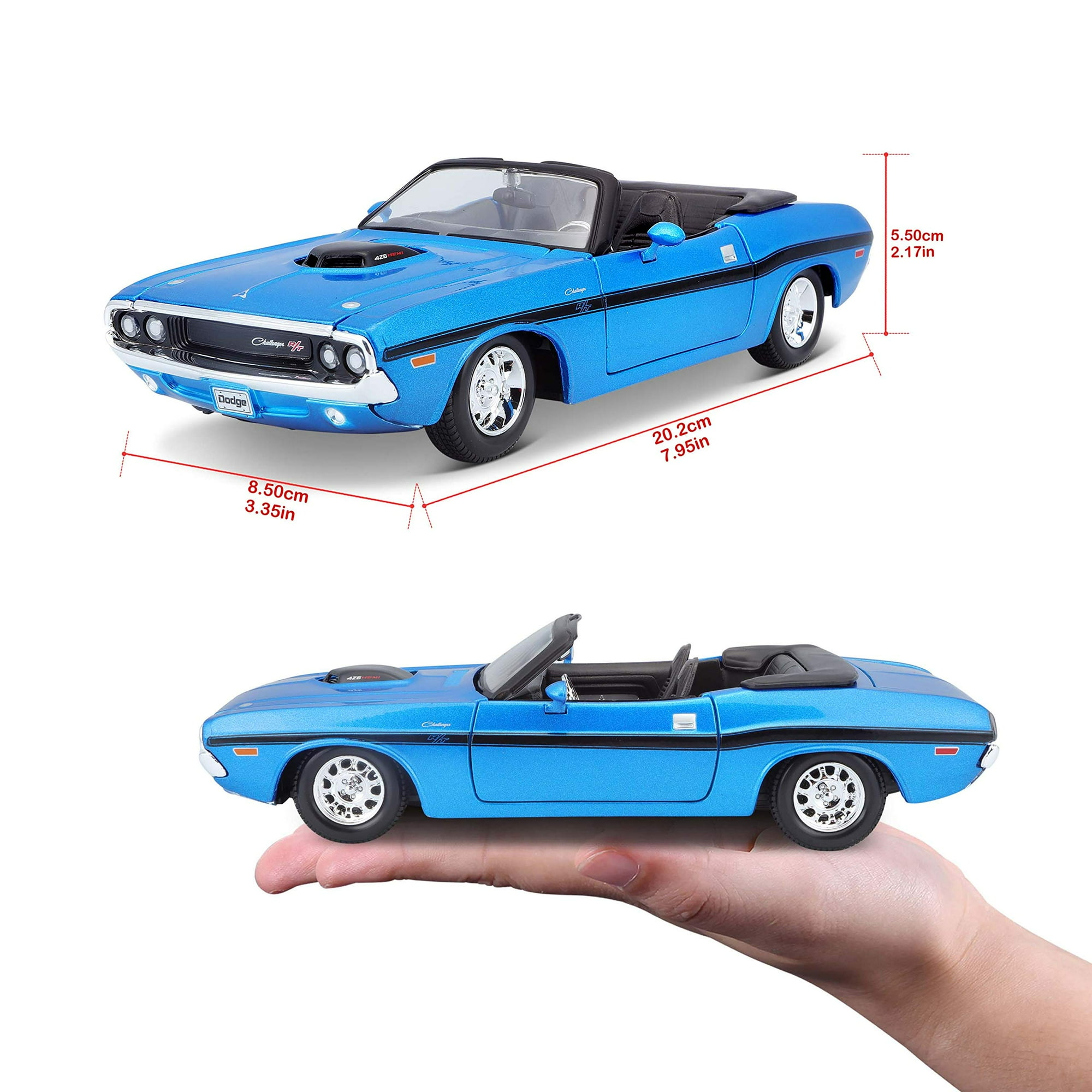 Maisto 1:24 Scale 1970 Dodge Challenger R/T Convertible Diecast