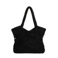thumbnail image 3 of Miaoju Crochet Tote Bag for Women, Knit Shoulder Handbag, Lightweight Reusable Shopping Bag, Summer Beach Woven Purse, White, 3 of 5
