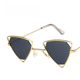 thumbnail image 2 of Gafas de sol retro con forma de triángulo y huecas, gafas de sol punk a la moda, gafas de sol con personalidad, 2 of 5
