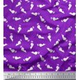 thumbnail image 1 of Soimoi Viscose Chiffon Fabric Floral & Cat Animal Print Fabric by Yard 42 Inch Wide, 1 of 3