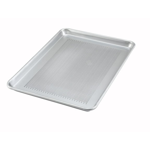 Winco 13” x 18” Perforated Aluminum Sheet Pan, Half Size