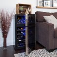 thumbnail image 4 of Koolatron 29 Bottle Dual Zone Wine Cooler Freestanding Wine Fridge, 4 of 9