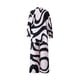 thumbnail image 4 of Conjunto de 2 piezas de primavera para mujer VISgogo, rayas onduladas/rayas diplomáticas/triángulo invertido/camisas con estampado geométrico + conjunto de pantalones sueltos de pierna ancha VISgogo moda, 4 of 9