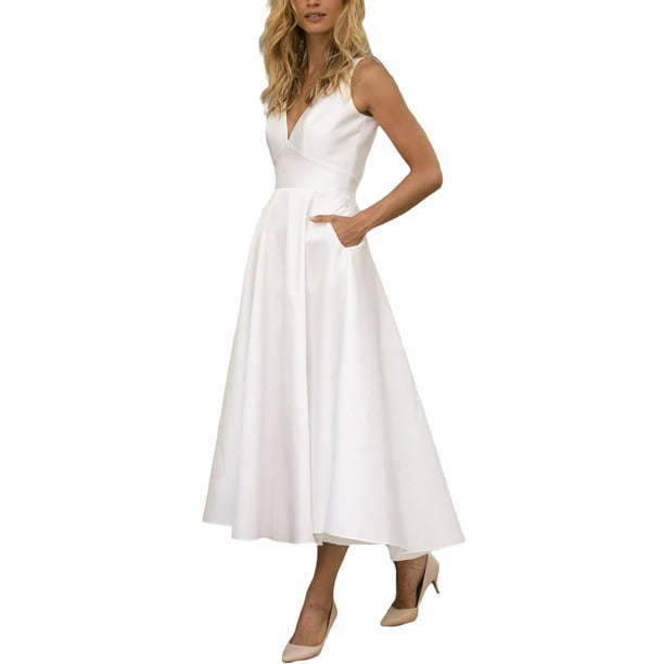 Nice white cheap dress
