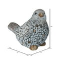 thumbnail image 3 of Vickerman 8.5" Gray Bird Outdoor Garden. This bird features a stone appearance with pebble shaped accents. It is the perfect addition to any garden. Indoor and outdoor safe. Made of magnesium oxide. I, 3 of 6