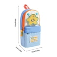 thumbnail image 3 of Cute Pencil Case For Kids Large Capacity Standing Pen Pouch With Multiple Pockets Portable Pencil Bag For School Students Girls Boys, 3 of 6