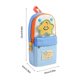 thumbnail image 3 of Estuche para lápices de gran capacidad para niños: estuche para bolígrafos con soporte y múltiples bolsillos, bolsa de lona portátil para lápices para la escuela, la oficina y los viajes., 3 of 6