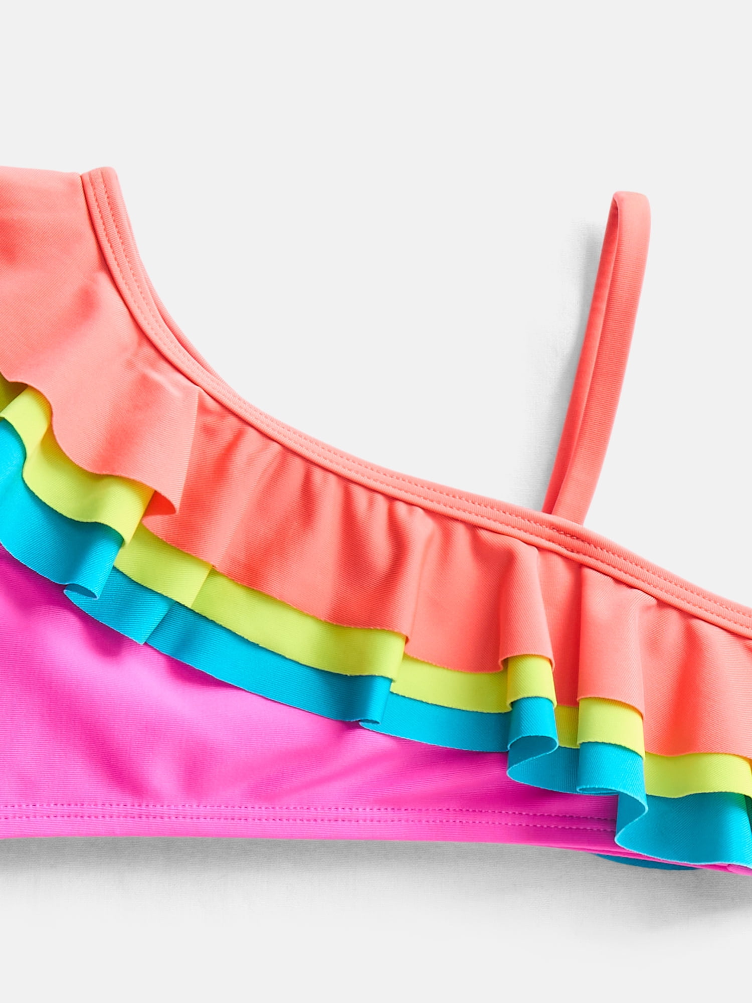 Wonder Nation Baby and Toddler Girls Bikini Swimsuit Set, 2 Piece, Sizes 12M-5T