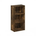 thumbnail image 2 of Furinno Luder 3-Tier Open Shelf Bookcase in Amber Pine, 2 of 6