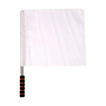 Referee Flag Durable for Basketball Training Volleyball Football White