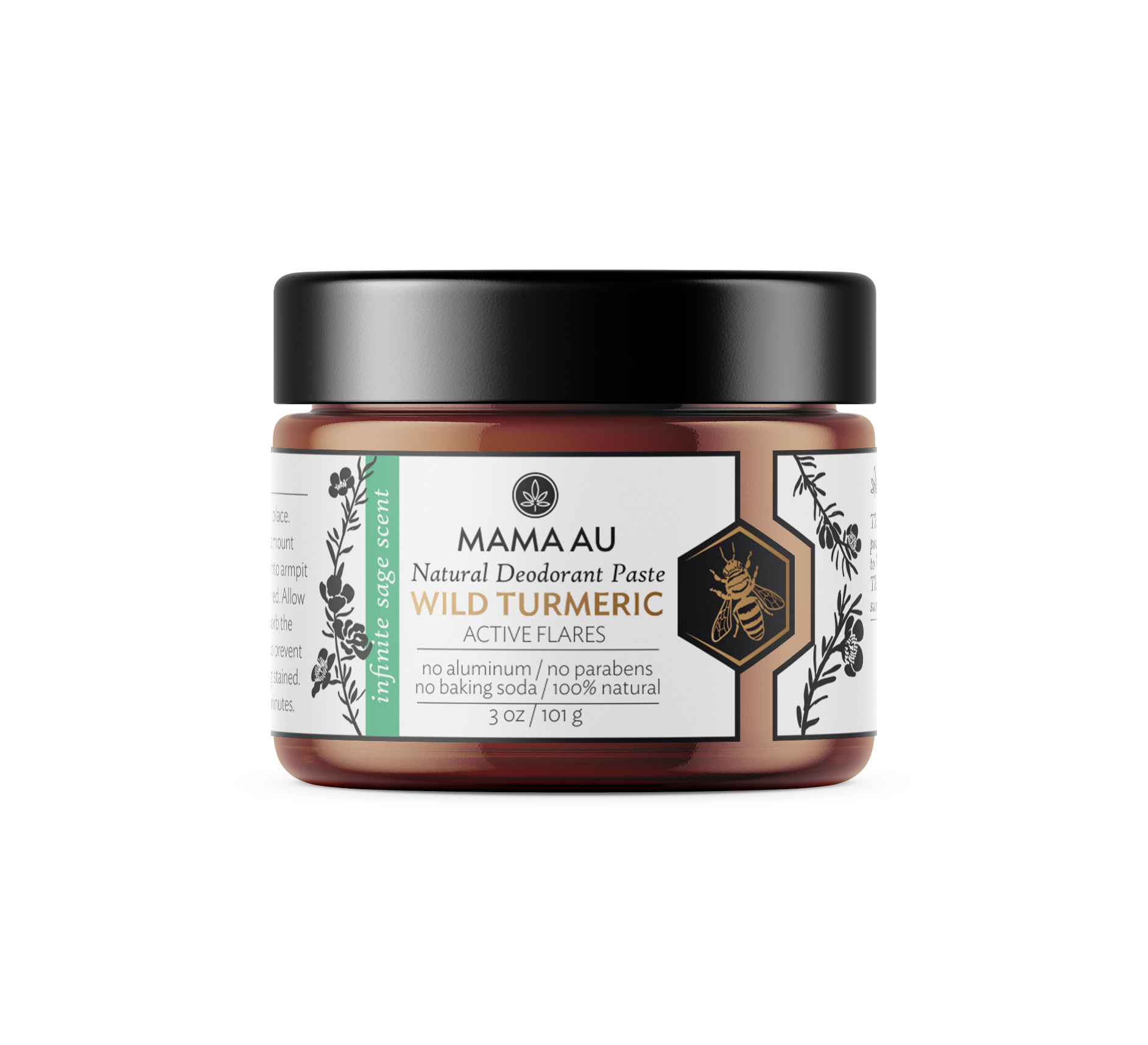 Hidradenitis Suppurativa Wild Turmeric Natural Deodorant Infinite Sage