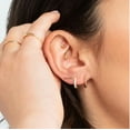 thumbnail image 3 of Mini Dainty Gold Hoops, 3 of 4