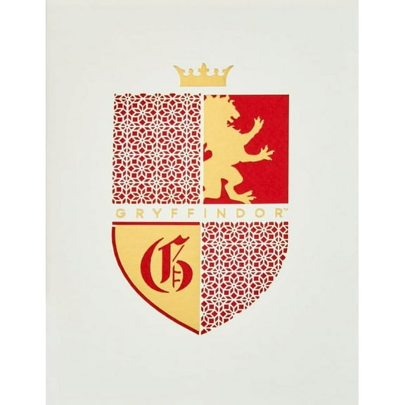 Harry Potter: Gryffindor Laser Die-Cut Card