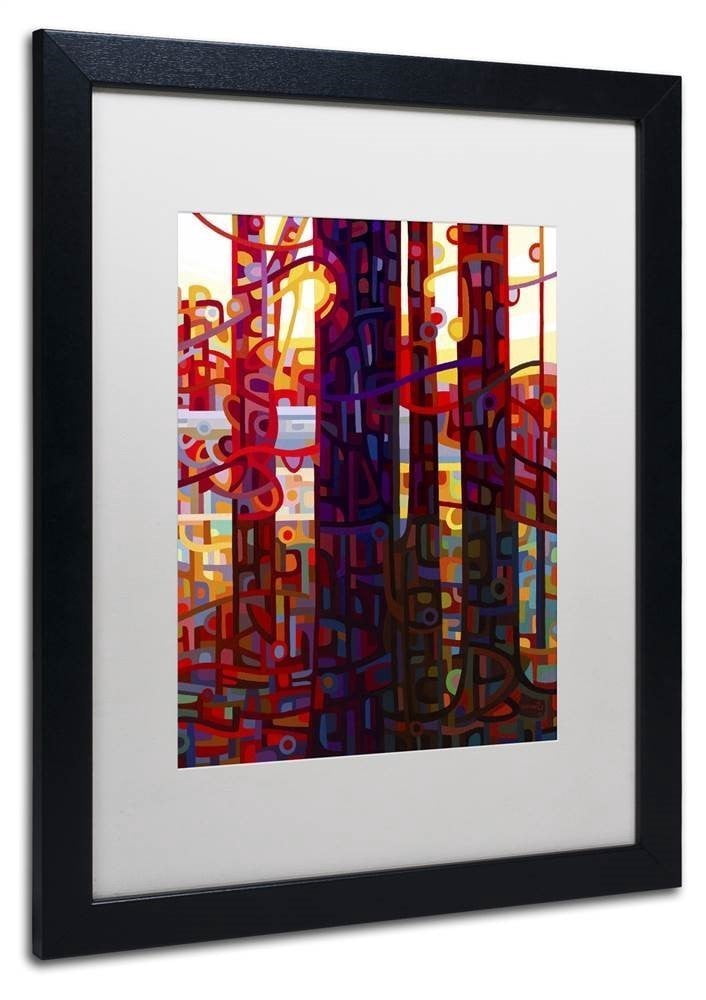 Mandy Budan 'Carnelian Morning' Matted Framed Art