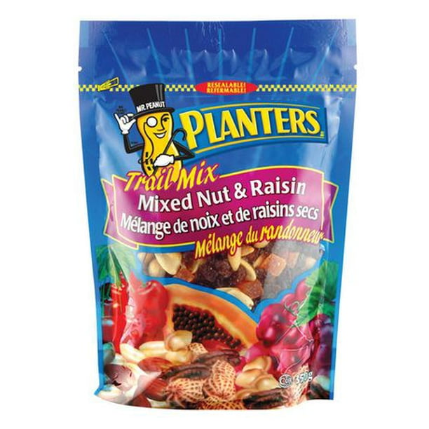 Planters Trail Mix Nuts & Raisins - 350g