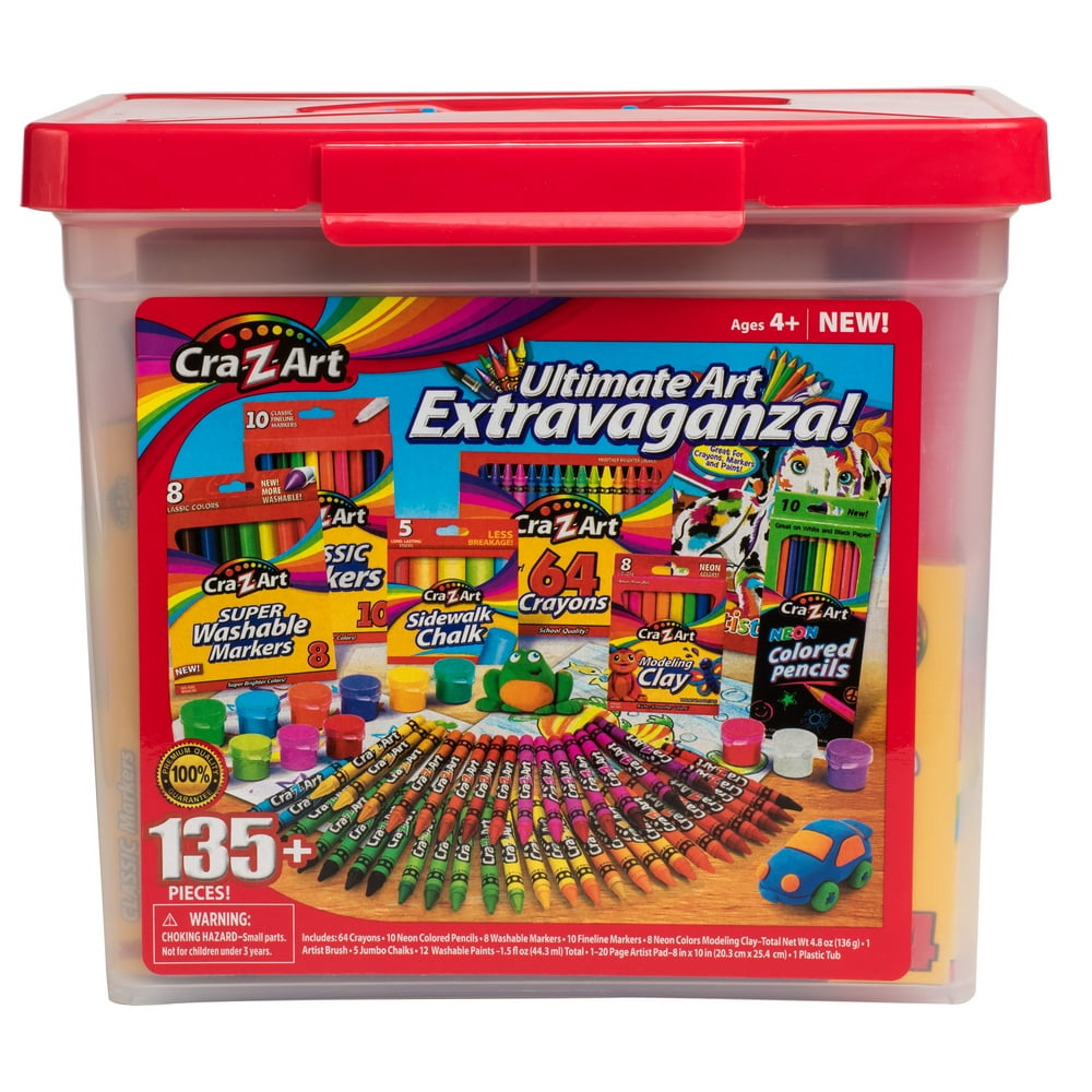 CraZArt Ultimate Art Extravaganza Activity Set, Art Tub