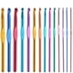 thumbnail image 1 of 14 ganchos de ganchillo de aluminio, agujas de tejer, juego de ganchos de ganchillo, 2,0 MM/2,5 MM/3,0 MM/3,5 MM/4,0 MM/4,5 MM. / 5.0MM / 5.5MM / 6.0MM / 6.5MM / 7.0MM / 8.0MM / 9.0MM / 10.MM Ormromra MZQ-0762, 1 of 8