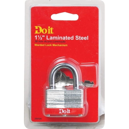 Master Lock Warded Steel Padlock - Keyed Lock Ward Padlocks Key