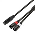 thumbnail image 3 of Cable de Conversión de Audio XLR Hembra de 5 Núcleos A XLR Macho Dual de 3 Núcleos Cable de Micrófono Amplificador Xlr 0,5 M, 3 of 5
