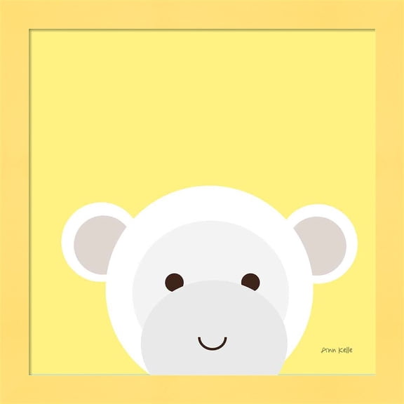 Great Art Now Cuddly Monkey by Ann Kelle, Framed Wall Art, 14W x 14H