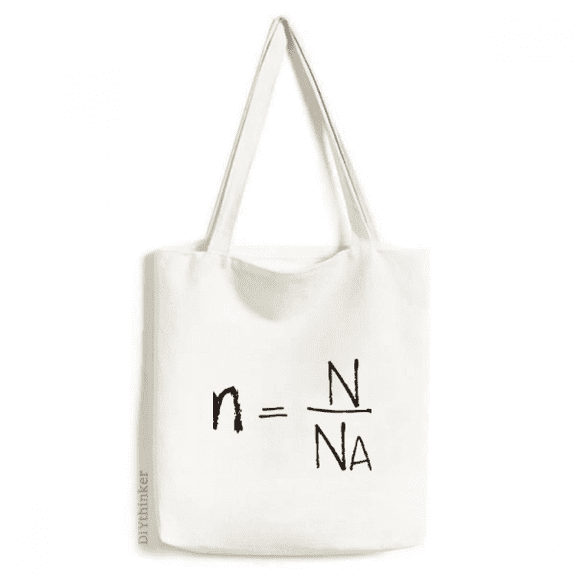 Chestry Kowledge Substance Formula Tote Canvas Bag Shopping Satchel Casual Handbag