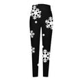 thumbnail image 4 of Buigttklop Pants for Women Womens Casual Christmas Printed Tight Leggings High Waist Pants, 4 of 5