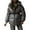 Dark Gray, variant on Womens Long Padded Jacket Coat - Midweight Long Parka Length Hooded Zipper Snow Winter Jackets for Women