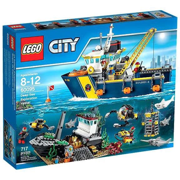 Pre-Owned City Deep Sea Exploration Vessel Set LEGO 60095 [Damaged Package]