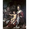 thumbnail image 2 of Bronzino, Agnolo 20x24 Black Modern Framed Museum Art Print Titled - Holy Family, 2 of 4