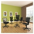 thumbnail image 7 of Alera Elusion Series Mesh Mid-Back Swivel/Tilt Chair, Supports Up to 275 lb, 17.9" to 21.6" Seat Height, Black, 7 of 7