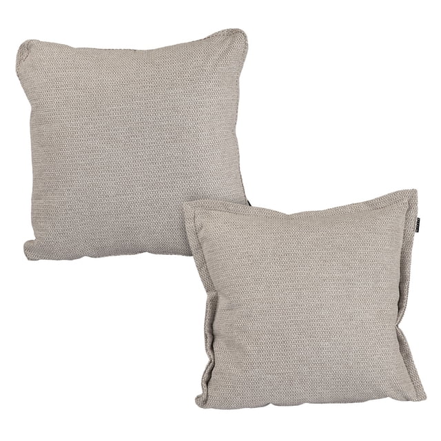 Set de 2 Cojines (1 Cuadrado + 1 Cuadrado Grande) Rivo Beige