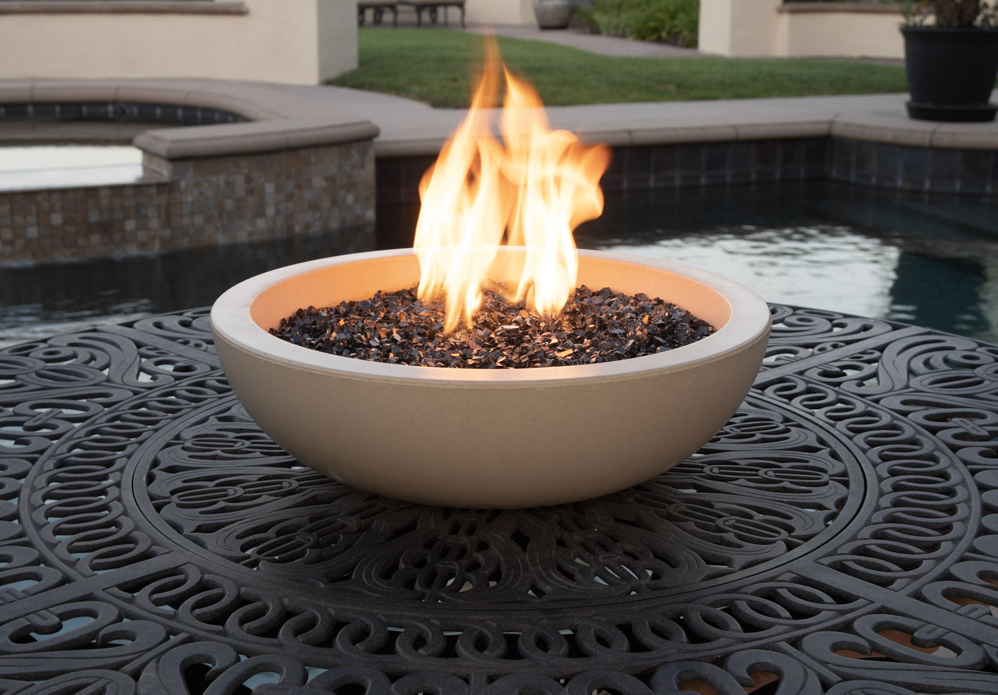 Fire Topper Tabletop Bowl For Your, Fire Pit Topper