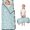 Unicorn and Fairy Blue Pattern, variant on Unicorn and Wing Blue Pattern Kids Nap Mat, Preschool Sleeping Pad with Handle & Fastening Straps, Soft Skin Friendly Gifts for Toddlers Kids Boys Girls,50"x20"