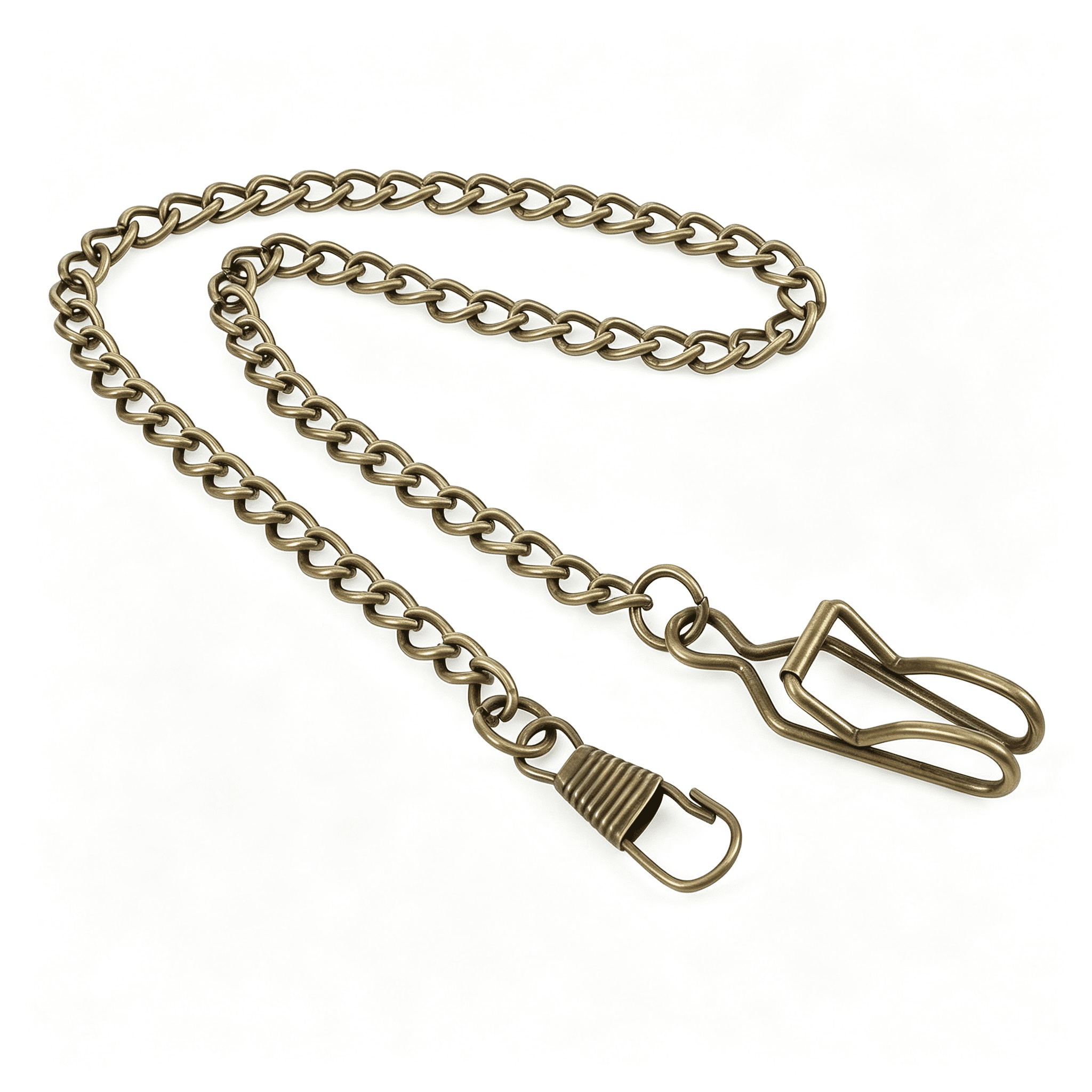 3pcs Iron Pocket Watch Chains, Decorative Pants Chains for Wallets